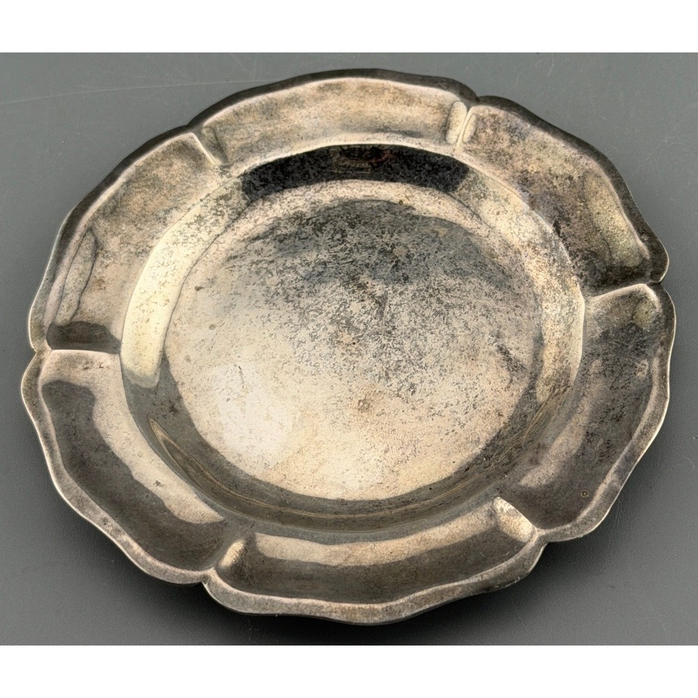 Vintage Peruvian 950 Silver Trinket Dish Tray Pasaje Alameda Signed